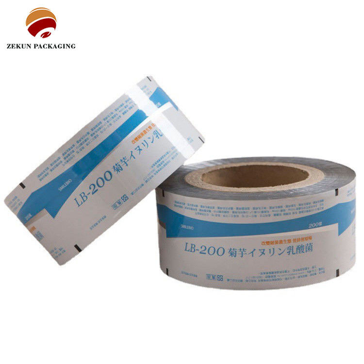 Τυπωμένο PET/AL/PE Φlexible Roll Film Moisture Proof Packaging με Zip Lock και Hang Hole