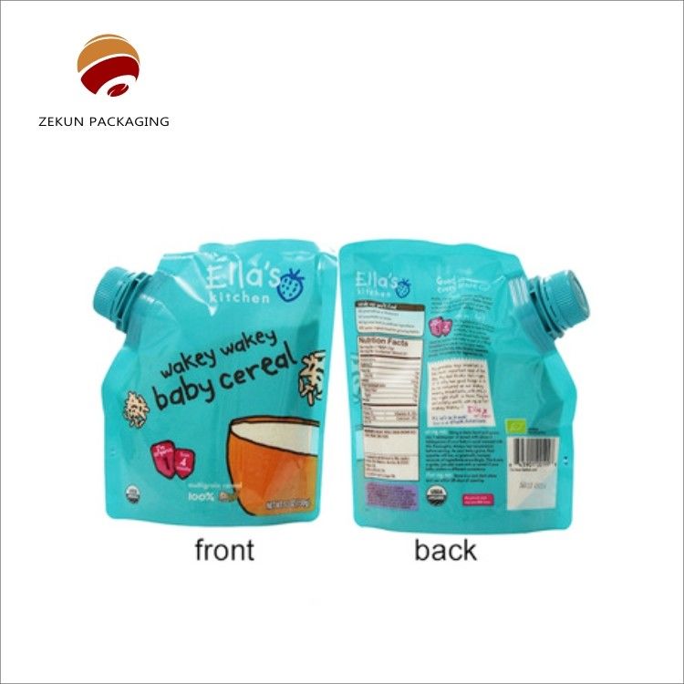 Προσαρμοσμένο Eco Friendly Stand Up Spout Bag Προσαρμοσμένο λογότυπο Χρώματα CMYK