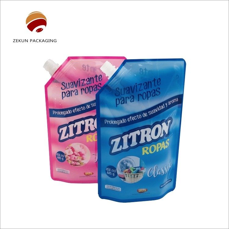 Προσαρμοσμένο Eco Friendly Stand Up Spout Bag Προσαρμοσμένο λογότυπο Χρώματα CMYK
