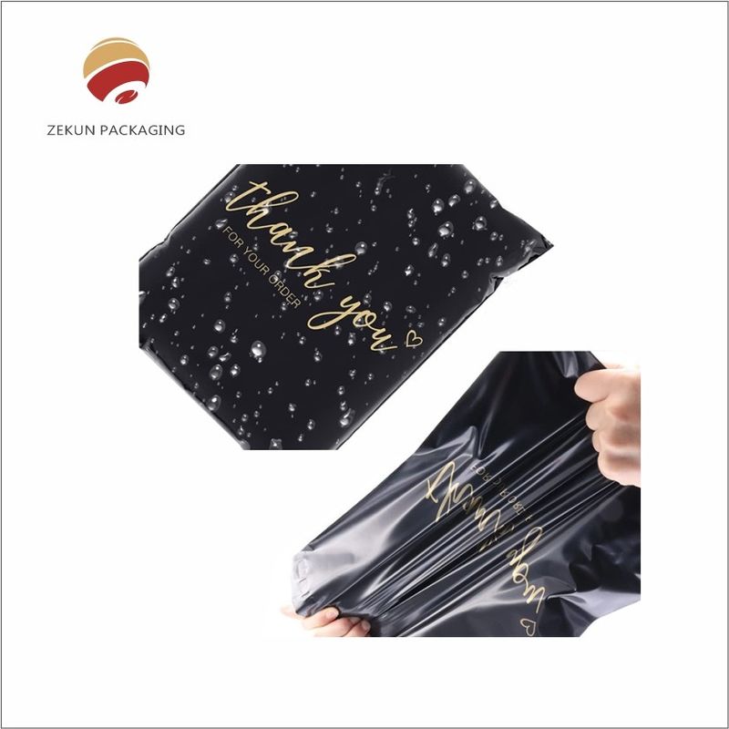 Μαύρο χρώμα Gravure Τυποποιημένες Poly Mailer σακούλες για ασφαλή αποστολή